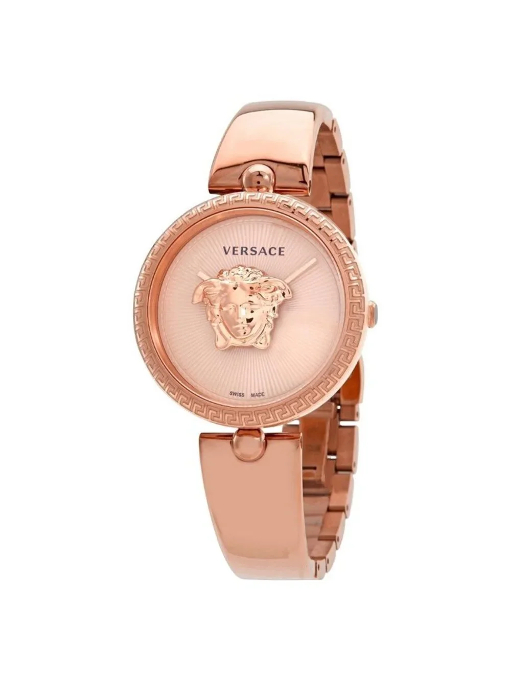 NWT Versace Palazzo Quartz Rose Dial Ladies Watch